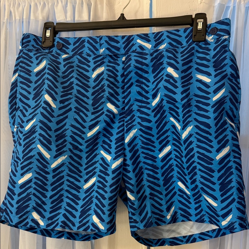 Frescobol Carioca men's swim shorts Men’s Size 34 Blue and White